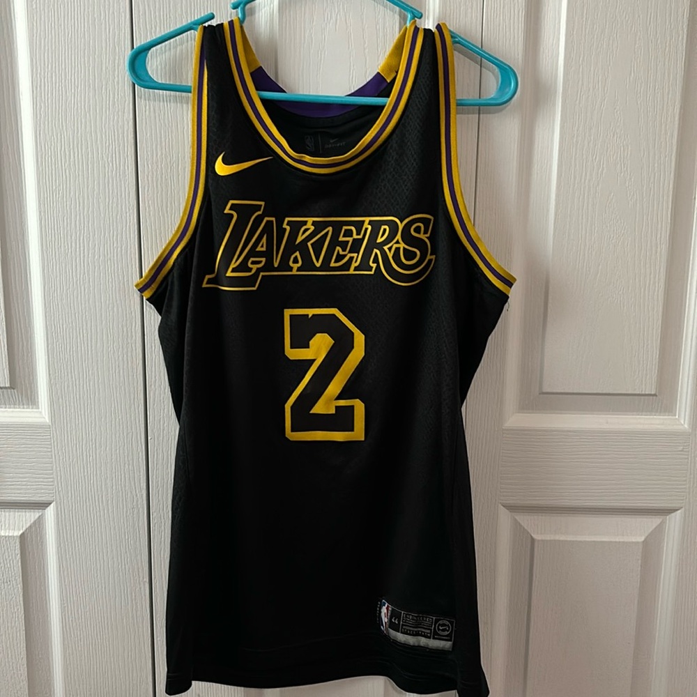 LAKERS #2 BALL JERSEY. Black/purple/gold
